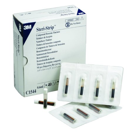 Benzoin Tincture Compound Antiseptic 3M™ Steri-Strip™ Topical Liquid 0.667 mL Ampule (40/BX 4BX/CS) by Solventum Corporation  ID C1544